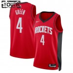 Maillot NBA Houston Rockets Jalen Green 0 Nike 2022-23 Icon Edition Rouge Swingman - Enfant
